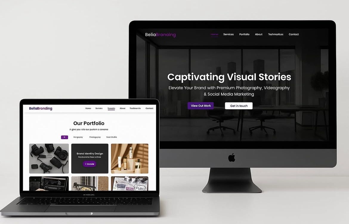 Bella Branding - Creative portfolio website