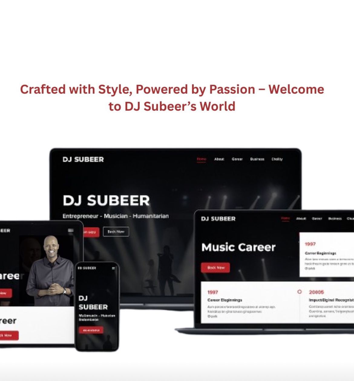 DJ Subeer - Professional DJ portfolio